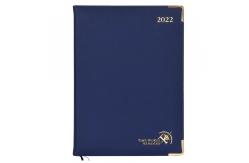 China Academic Planner 2023 Royal Blue Weekly Planner Vertical Layout Ivory Paper supplier