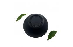 China Home Matte Black Melamine Soup Bowl Dinnerware 8'' Deep Round supplier