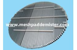 China Ss304 Round Chevron Plate 30mm Vane Pack Mist Eliminator supplier