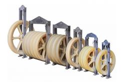 China Mc Nylon Transmission Line Stringing Tools Stringing Pulley 660mm Large Diameter supplier