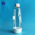 Screw Lid Empty Clear Plastic Bottles Reusable Plastic Liquid Container for sale