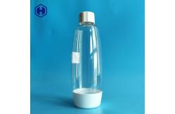 China Screw Lid Empty Clear Plastic Bottles Reusable Plastic Liquid Container supplier