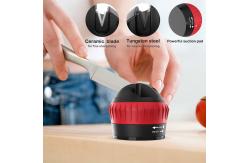China Mini Kitchen Knife Sharpener Customized Logo Lightweight With Suction Pad supplier