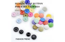 China Coloured Plastic Snap Bulk Button For Baby Clothes Eco - Friendly supplier