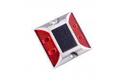 China Red Reflective Tape Aluminium PC Solar Road Stud for Increased Road Visibility supplier