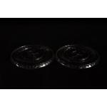 Flat 185mm Clear CPLA Lids Disposable Parties Bioplastic for sale