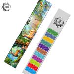 Custom 5.4x31cm  Mcdonald Lake 3d Lenticular Ruler PET Material For Student Stationery for sale