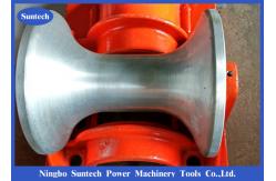 China 10.5Kg Galvanzied Frame Cable Laying Roller , Cable Pulling Rollers supplier
