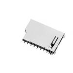 Micro Sd Card Smart Card Socket Operating Temperature -25~+90'C for sale