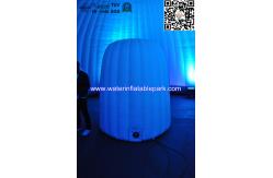 China Commercial Beautiful Inflatable Lighting Tent / Bubble Camping Tent With LED supplier