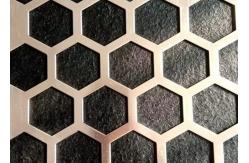 China Powder Coated Perforated Stainless Steel Mesh Sheet With Variable Hole Diameter supplier