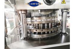 China 5.5KW Pharmaceutical Effervescent Pill Press Machine With PLC Touch Screen supplier