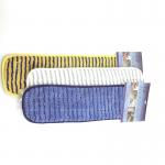 550GSM Blue Microfiber Wet Mop System With Hard Wire / Hard Silk Mop Head