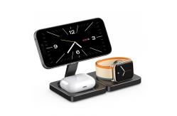 China Multifunctional Intelligent Wireless Magnetic Phone Charger 15W For IWatch And Airpods supplier
