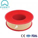 Cotton Fabric 50mm Micropore Tan Surgical Tape Plastic Spool for sale