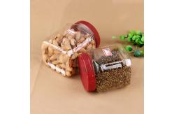China Eco - Friendly 20oz Square Pet Jar For Nuts Packaging 660ml  ISO 9001 supplier