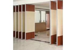 China Divide Space Movable Door Track Roller Hotel Sliding Partition Walls Soundproof Panels supplier