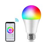 Music Wifi Color Changing Light Bulb 80Ra Stereo Audio Wifi Bulb With Speaker Remote Control for sale