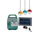 50000H 3 Lights Mini DC Solar Power System 3W 6V Solar Panel Lighting System for sale