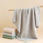 Multiple Colors Cotton Gauze Blanket 90*90cm Breathable Multifunctional Blanket for sale