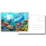 Custom Lenticular Printing Holographic 3D Postcard Heat Resistant Non Toxic