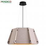 High Quality Modern Handing Acoustic Pendant Light Lampshade PET Felt Sound Absorbing Fabric Pendant Lampshade for sale