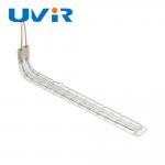 U Shaped Uncoated Infrared Heating Element Tube Halogen Quartz Glass for sale