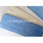 High Absorbent Blue Microfiber Dust Mop / Microfiber Flat Mops 5” X 18” for sale