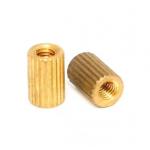 Lightweight Copper Female Threaded Adapter Copper Insert M2.5-M6 For Manufacturing Industries for sale