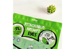 China Environmental Friendly Leak Proof Three Side Sealed Mylar Packaging Bag With Zipper supplier