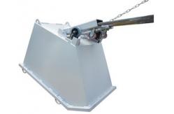 China 4000LBS Forklift Tilt Dumpster Forklift Attachment Dumping Bin supplier