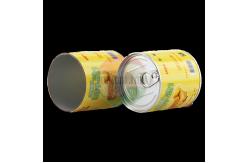 China Hot Stamping Milk Paper Cans Packaging With Aluminum Bottom supplier