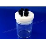 Quartz Glass Threaded Tube Science Lab Glassware Screw Sampling Bottle for sale