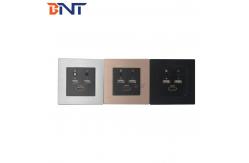 China Aluminum Frame Panel Hotel Room Media Hub Mini Smart All In One Socket supplier