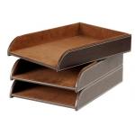 Popular Crafts Leather Document Tray for sale