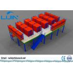Multi Layer Storage Mezzanine Floors , Steel Structure Mezzanine Storage Platform for sale