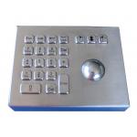 Rugged Weather proof industrial stand alone laser trackball mouse with numeric keypad for sale