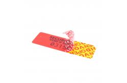 China Unique Identification QR Code Sticker Tamper Evident Anti Counterfeit Label supplier