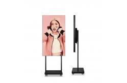 China 43 Inch Advertising Display Live Streaming Equipment Media Broadcasting Device Stand supplier