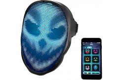 China APP Controlled Smart Shifting LED Face Mask Customized Pattern Upload Pictures supplier
