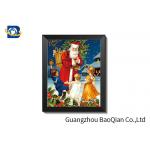 Unique Designer Christmas Father 3d Picture , 30x40cm 3d Stock Wallpaper With Black Frame