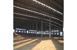 China Q355 Q235 Steel Structure Aircraft Hangar Shed Construction With Aluminum Alloy Window supplier