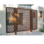 Rectangle Decorative Aluminum Pool Fence Panels Privacy 6ft Height for sale