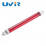 Red Quartz Glass Short Wave Ir Lamps 1500mm Ceramic Infrared Heating Element for sale