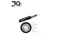 China OEM Overhead Single Mode GYFTY G652D Fiber Optic Cable supplier