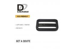 China Polyacetal Loop & Buckle For Garment Standard Multi - Purpose 3 - Bar Adjuster supplier