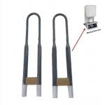 1800°C Muffle Furnace Silicon Grade MoSi2 Molybdenum Rods Heating Element For Steel Melting Furnace for sale