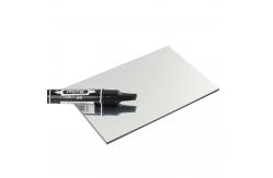 China Durable PE PVDF Coated Mirror Aluminum Composite Panel No Damage Impact Resistance supplier