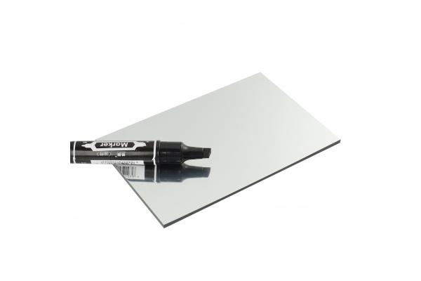 ISO Waterproof Silver Mirror ACP Sheet , Antiwear Aluminium Composite Mirror Sheet