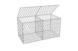 China 10x12cm Gabion Wire Mesh Slope Protection Galvanized supplier